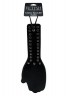 Чёрная шлёпалка в форме ладошки  SPANK ME PADDLE - 28,5 см.