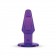 Фиолетовый анальный плаг большого размера JAMMY JELLY ANAL XL PLUG VIOLET - 14 см.