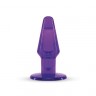 Фиолетовый анальный плаг большого размера JAMMY JELLY ANAL XL PLUG VIOLET - 14 см.