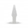 Большая прозрачная анальная пробка JAMMY JELLY ANAL LARGE PLUG CRYSTALL - 13,5 см.
