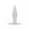 Большая прозрачная анальная пробка JAMMY JELLY ANAL LARGE PLUG CRYSTALL - 13,5 см.