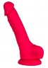 Розовый фаллоимитатор-реалистик Adam S - 18,5 см.