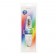 Прозрачный вибромассажёр Aurora Light Up - 18,4 см.