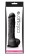 Черный фаллоимитатор Pleasures 5  Dildo - 17,8 см.