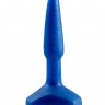 Синий анальный стимулятор Small Anal Plug - 12 см.