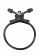 Черное утягивающее лассо Adjustable Cockring