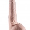 Телесный фаллоимитатор REALSTUFF REALISTIC DONG 9INCH - 23 см.