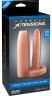 Телесная насадка с анальным фаллосом Double Trouble Girth Gainer - 15,2 см.