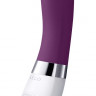 Фиолетовый перезаряжаемый вибромассажер Liv 2 Plum - 17,4 см.