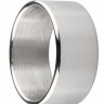 Серебристое эрекционное кольцо Sinner Wide metal head-ring Size L