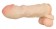 Закрытая удлиняющая насадка на пенис с подхватом мошонки Thicker   Bigger Extension - 17 см.