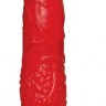 Красный вибратор Red Push с возвратно-поступательными движениями - 19,5 см.