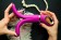 Розовый анатомический вибромассажер Fun Toys Gvibe 2 - 18 см.