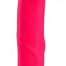 Ярко-розовый реалистичный фаллоимитатор The Boss Dildo - 18 см.