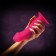 Ярко-розовый реалистичный фаллоимитатор The Boss Dildo - 18 см.