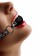 Черный кляп-шарик Breatheable Ball Gag Old School Tattoo Style