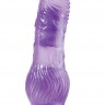 Фиолетовый гелевый вибратор JELLY JOY 7INCH 10 RHYTHMS PURPLE - 17,5 см.