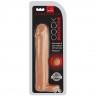 Полая насадка-удлинитель с подхватом мошонки CyberSkin Cock Booster Light
