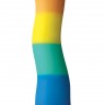 Радужный волнистый фаллоимитатор Colours Pride Edition 6  Wave Dildo - 19 см.