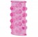 Розовая насадка на пенис с шишечками BASICX TPR SLEEVE PINK
