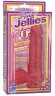 Розовый фаллос на присоске CRYSTAL JELLIES - 20,5 см.
