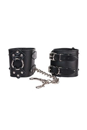 Чёрные оковы Extra Wide Ankle Cuffs