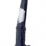 Чёрный фаллоимитатор мустанга - 42 см.