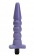 Фиолетовый многоскоростной вибратор-ёлочка - 17,8 см.
