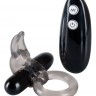 Эрекционное виброкольцо Bunny Remote Cockring с пультом ДУ