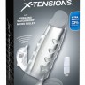 Прозрачная вибронасадка  Deluxe Vibrating Penis Enhancer - 13 см.