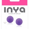 Фиолетовые вагинальные шарики без сцепки  INYA Coochy Balls Purple