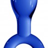 Синяя анальная пробка Plugger - 11,9 см.
