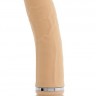 Телесный силиконовый вибратор-реалистик PURRFECT SILICONE VIBRATOR 6INCH FLESH - 15 см.