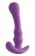 Фиолетовая силиконовая анальная пробка-стимулятор Ace III Plug - 12,7 см.