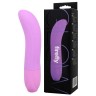 Фиолетовый вибромассажер для стимуляции G-spot - 13 см.