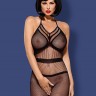 Откровенный комбинезон-сетка N115 с интимным доступом