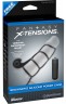 Чёрная вибронасадка  Beginners Silicone Power Cage - 12 см.
