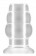 Прозрачная анальная пробка с тоннелем №49 Small Hollow Tunnel Butt Plug 3 Inch - 7,7 см.