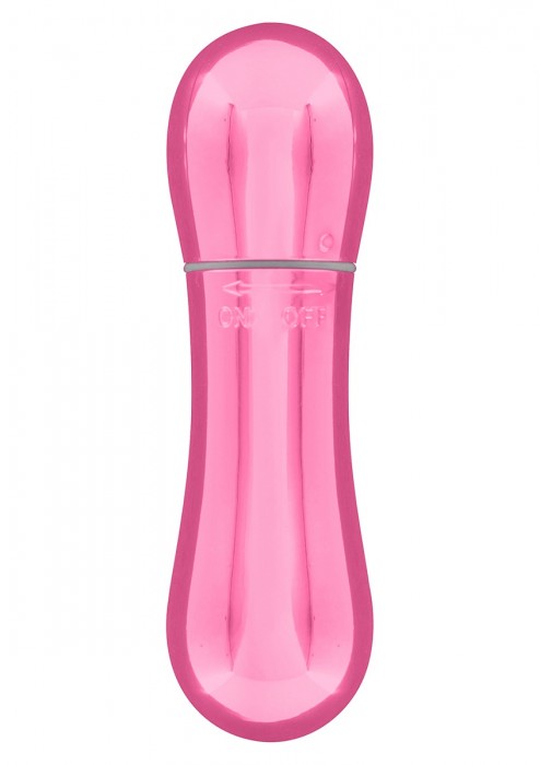 Розовый мини-вибромассажер MINI VIBRATING MASSAGER - 8 см.