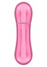 Розовый мини-вибромассажер MINI VIBRATING MASSAGER - 8 см.