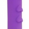 Фиолетовый вибратор ALICE 20-Function Heart Shaped Vibe - 18,2 см.