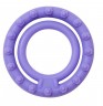 Фиолетовое двойное эрекционное кольцо NEON DOUBLE RING 45MM PURPLE