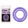 Фиолетовое двойное эрекционное кольцо NEON DOUBLE RING 45MM PURPLE
