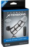 Чёрная вибронасадка  Deluxe Silicone Power Cage - 12 см.