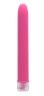 Тонкий розовый классический вибратор Neon Luv Touch Slims - 14,6 см.