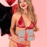 Соблазнительный комплект белья Strap Hearts с сердечками