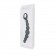 Чёрная анальная цепочка CATERPILL-ASS SILICONE BLACK - 19,5 см.