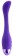 Фиолетовый вибратор INDULGENCE Slender G Vibe - 21 см.