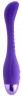 Фиолетовый вибратор INDULGENCE Slender G Vibe - 21 см.