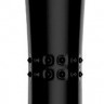 Черный вибромассажер MAGIC NUBBED THRUSTER - 12,5 см.